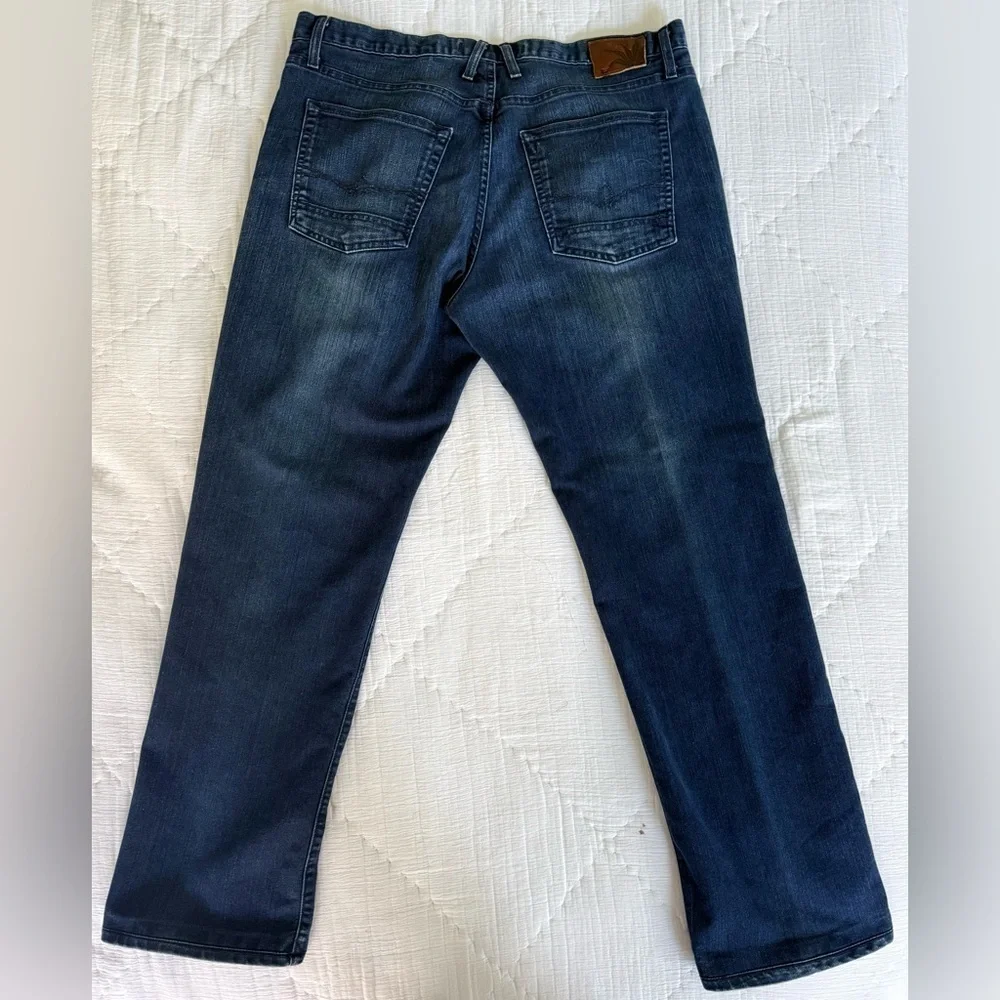 NWOT: Agave Denim Waterman Relaxed Straight 38x31 Triple Indigo Made in USA